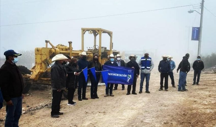 “ARRANQUE DE OBRA”   Pavimentación Hidráulica en Calle Obregon entre Juárez a Real de los Infantes.